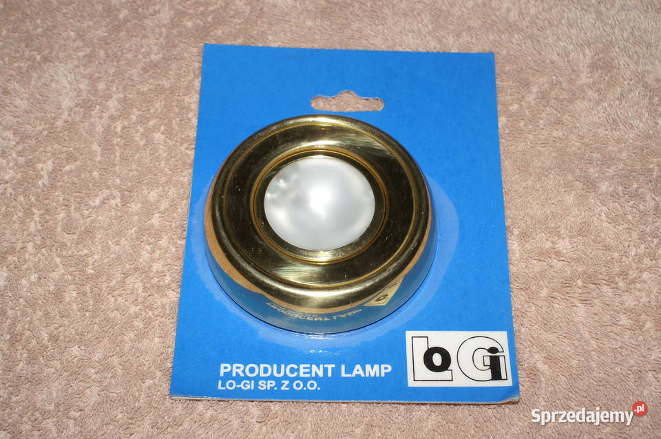 Llampka halogenowa nawierzchniowa kolor złoty Konin