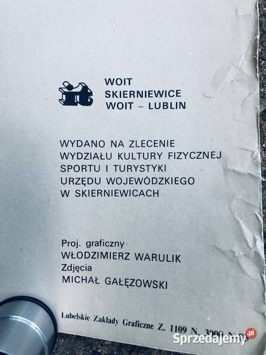 Plakat Walewice wydane na zlecenie urzędu w Łowicz