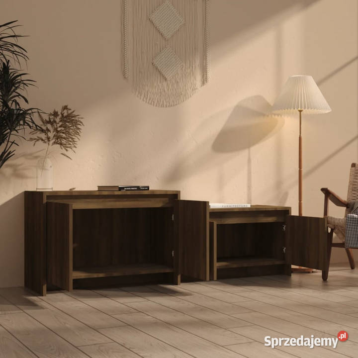 Szafka TV brązowy dąb 1465x35x50 materiał Warszawa