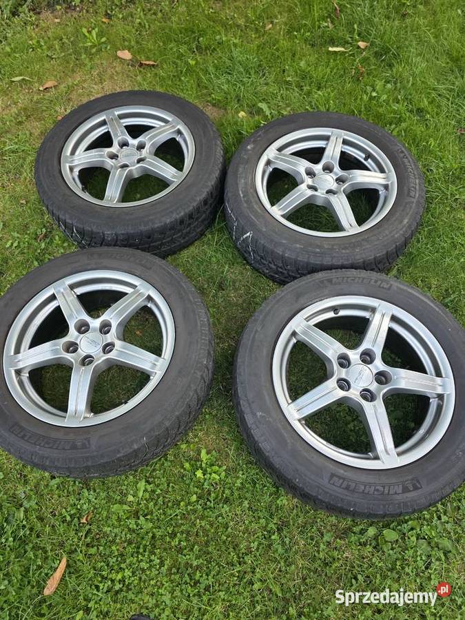 Alufelgi ANZIO 17 5x110 z oponami Michelin małopolskie Kalwaria Zebrzydowska