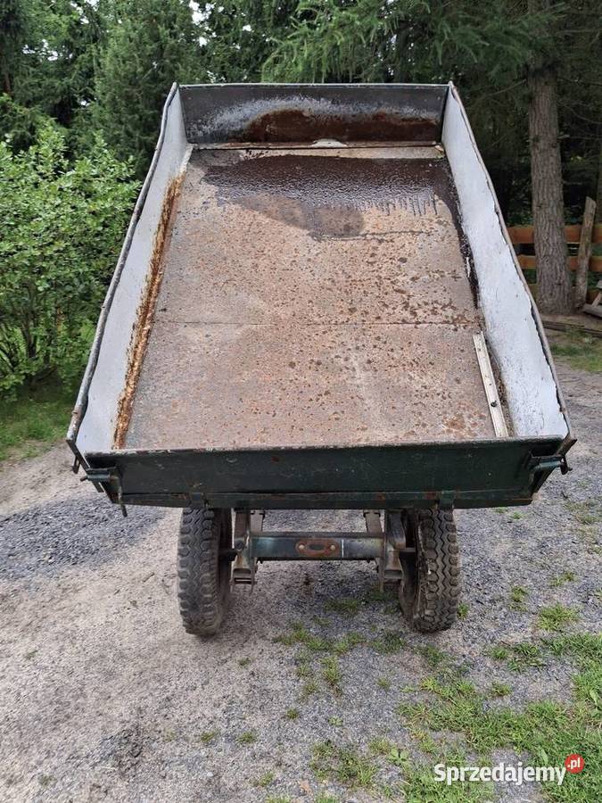 Przyczepka Multicar 3stronny wywrot hydrauliczny 2000kg Krosno Odrzańskie sprzedam