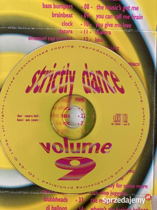 Płyta Cd Mega Mix Strictly Dance Volume 9 Czerwionka-Leszczyny sprzedam
