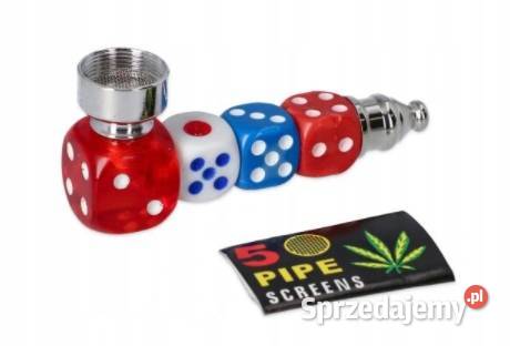 Metalowa Lufka z Kolorowymi Kostkami i 5