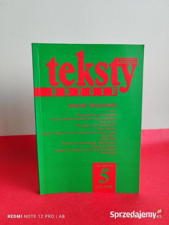 Teksty Drugie 5 53 1998 Mickiewicz i miękka Czasopisma Katowice