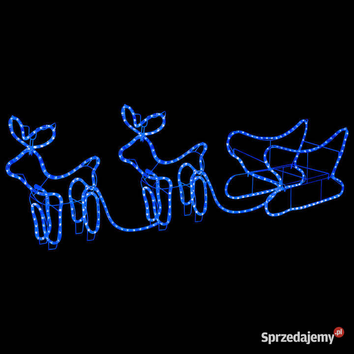 vidaXL Świąteczna dekoracja zewnętrzna renifery Warszawa