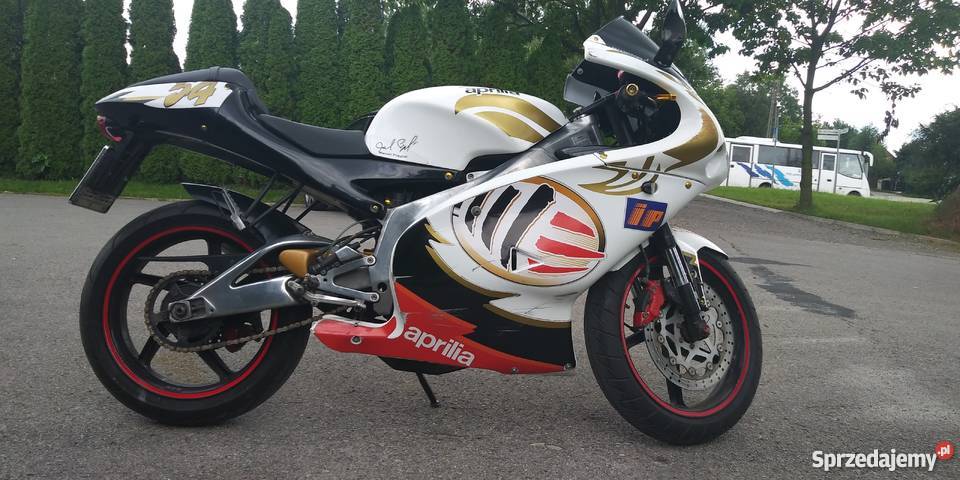 Aprilia Rs 125 Manuel Poggiali 11kw katBA1 biały Łańcut