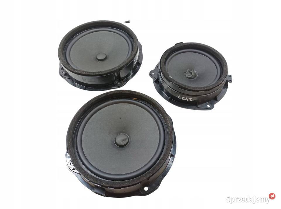 GŁOŚNIK KOMPLET 8V0035415D 8V4035411B Audi A3 Sprzęt audio fabryczny
