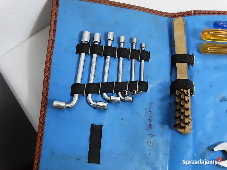 Vintage Zestaw Narzędzi Samochodowych w Etui PRL Biłgoraj
