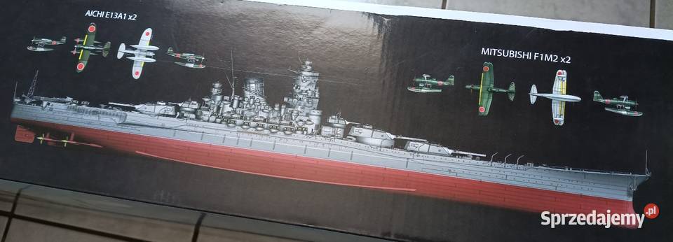 Pancernik Yamato w skali 1200 firmy Glow2B Legionowo