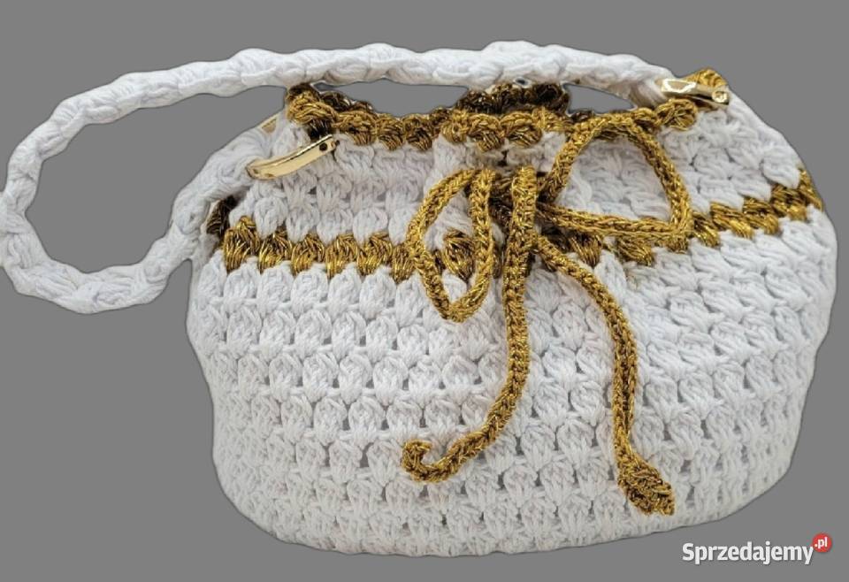 Torebka woreczek z kordonkahandmade Na ramię  Torby i torebki Krzywaczka