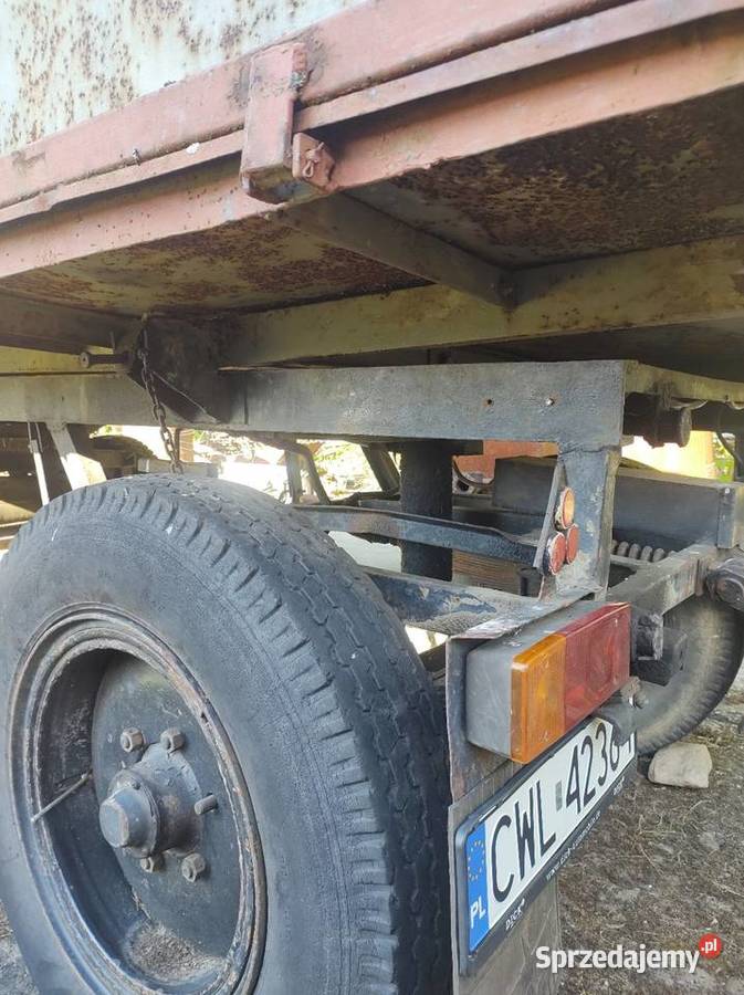 Przyczepa rolnicza wywrotka kujawsko-pomorskie Nasiegniewo sprzedam