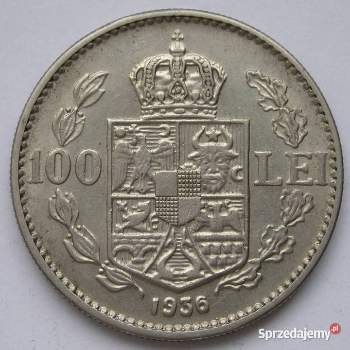 RUMUNIA 100 LEI 1936 KRÓL KAROL II STAN 2 Łódź