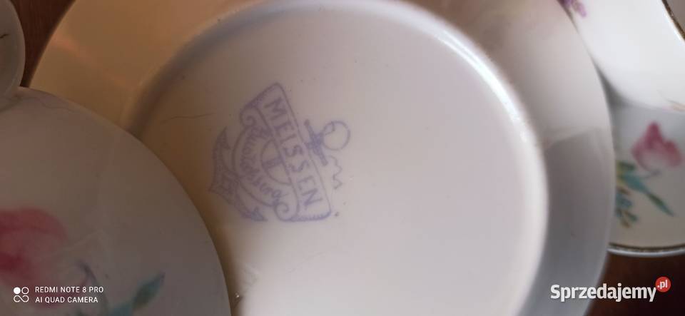 Filiżanka Meissen Gustavberg
Biała porcelana Gdańsk