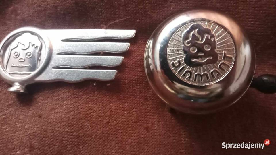 Stary emblemat i dzwonek DIAMANTunikat Szczebrzeszyn sprzedam