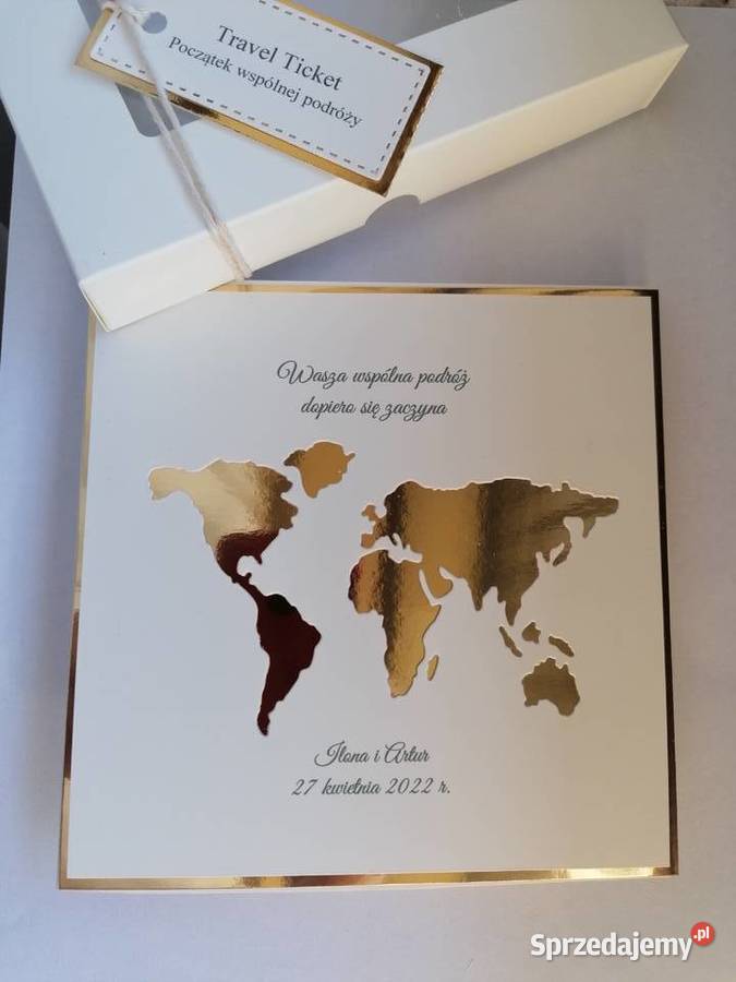 Kartka w pudełku ślub Strzebiń