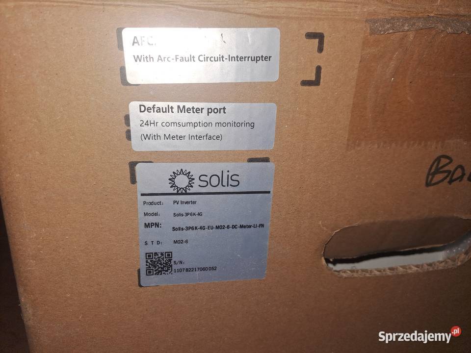 Falownik inwerter Solis 3P6K 4G 66kW 3fazowy z Sieradz