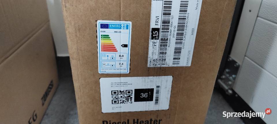 Ogrzewanie postojowe Vevor webasto 8kW Krapkowice