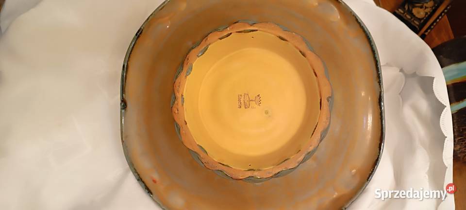 Ceramiczna patera Stettin Niemcy lata 30te Kraków sprzedam
