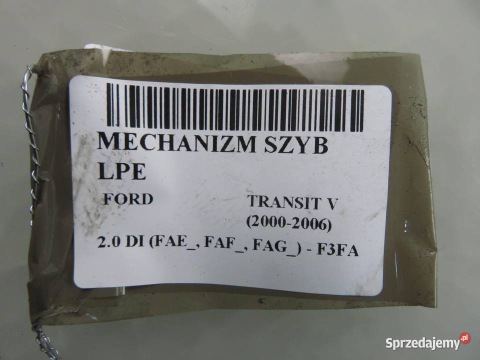 PODNOŚNIK SZYBY LEWY PRZEDNI FORD TRANSIT V