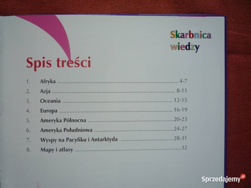 NOWA Książka Skarbnica wiedzy Geografia świata