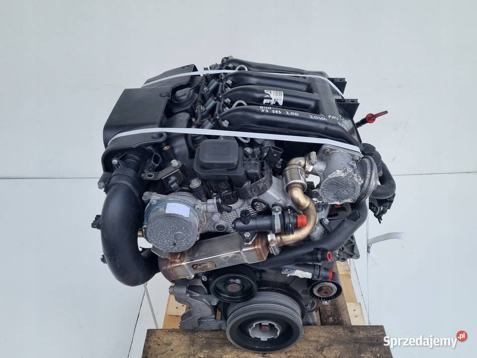 SILNIK KOMPLET BMW X3 E83 20 D DIESEL 150 pali Części samochodowe Janów sprzedam