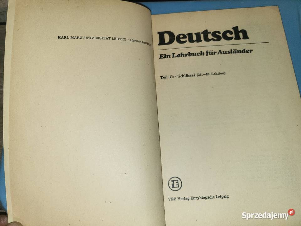 Deutsch Schlssel 1b Klucz odpowiedzi do podręczniki i ćwiczenia Gliwice