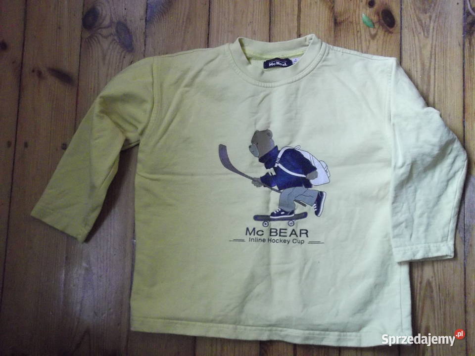 Bluza z misiem rozmiar 128 Rozmiar 128 dolnośląskie Legnica