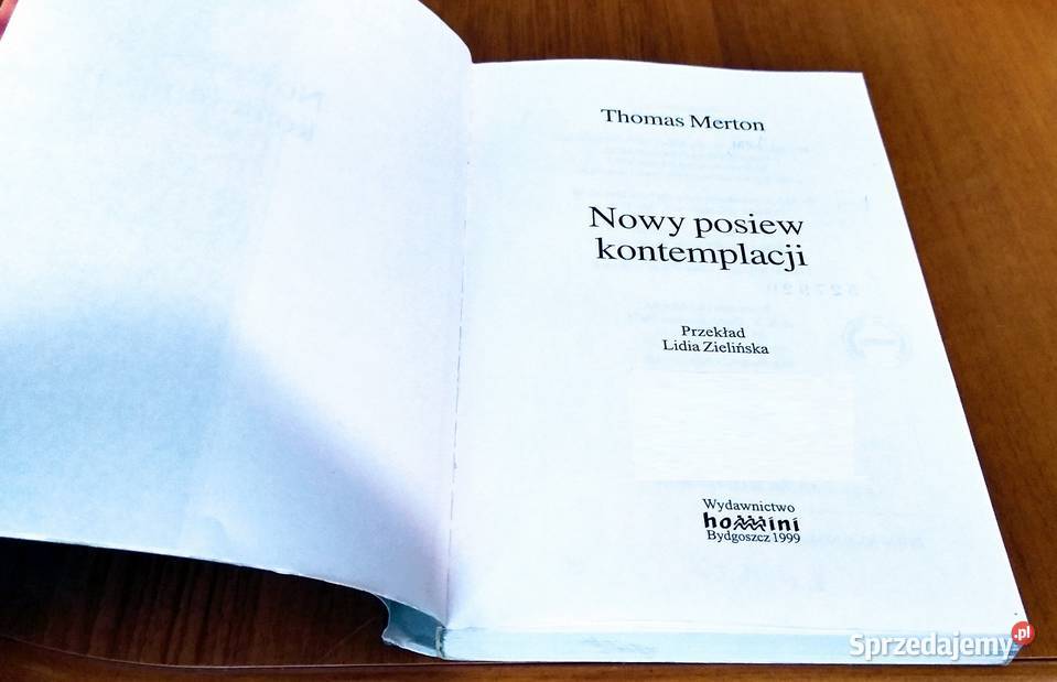 Nowy posiew kontemplacji Thomas Merton Gdańsk