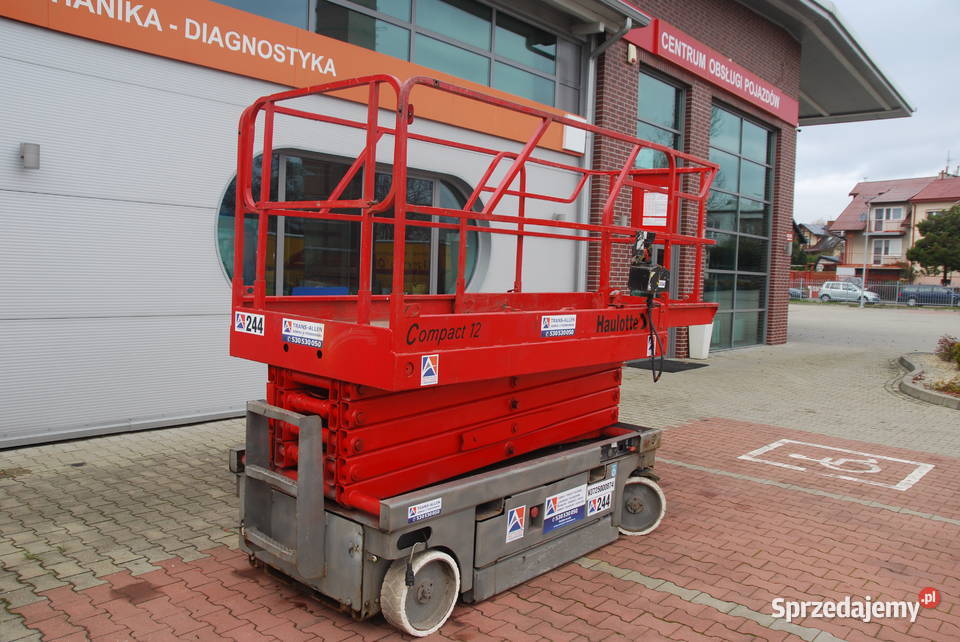 Podnośnik nożycowy HAULOTTE Compact 12 244 podkarpackie sprzedam