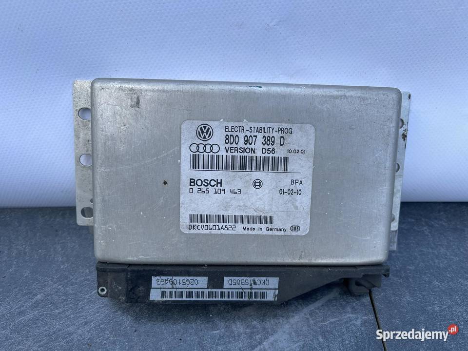KOMPUTER PASSAT B5 FL AUDI 8D0907389D BOSH Pozostałe Oświetlenie Ostroróg