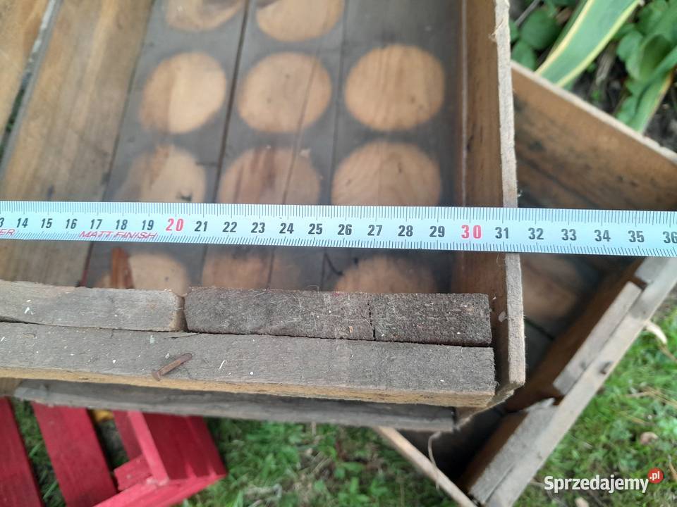 Stare i współczesne skrzynki drewniane zestaw 6 Dąbrowa Górnicza