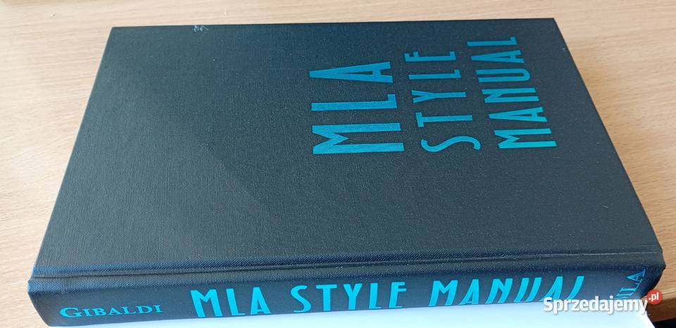 MLA style manual and guide to scholarly Gdańsk