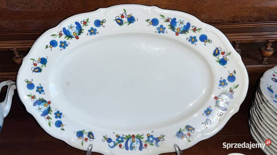 Serwis obiadowy na 12 osób Wałbrzych Made in Porcelana i szkło pomorskie Gdańsk