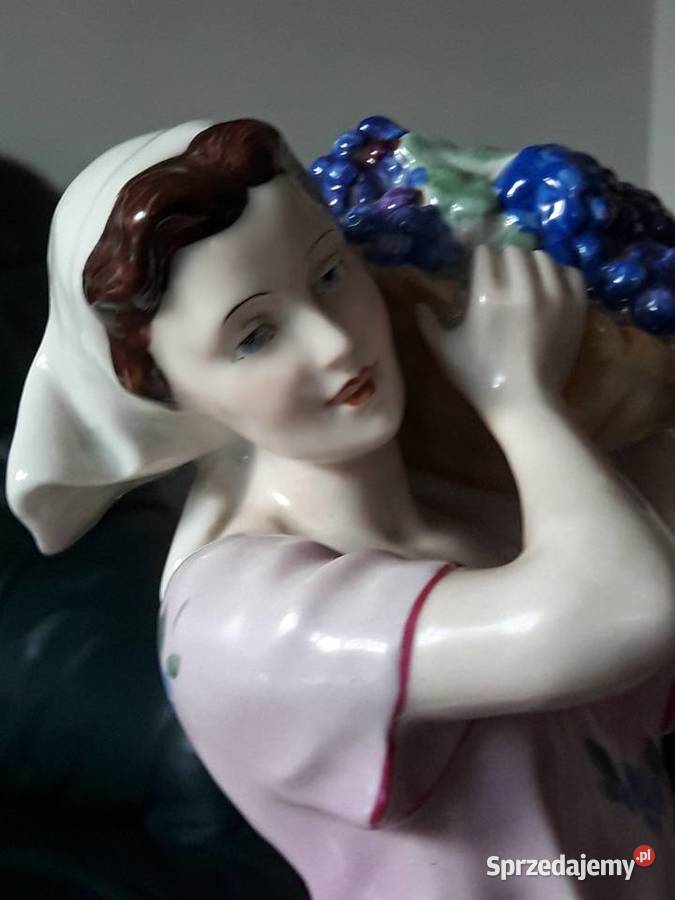 Figurka antyczny Royal Dux Unikat lata 20 te lubelskie Janów Lubelski