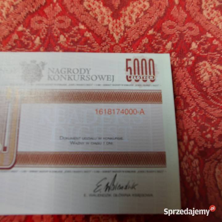 Banknoty kolekcjonerskie 10000 i 5000