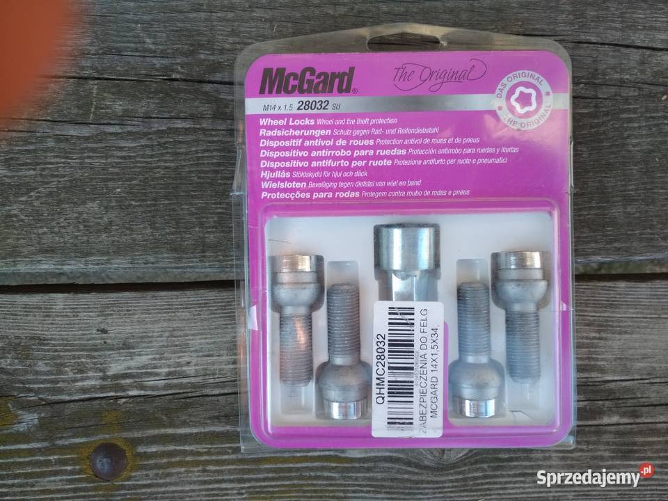 Zabezpieczenia do felg McGard M14x15 VW Audi Włocławek