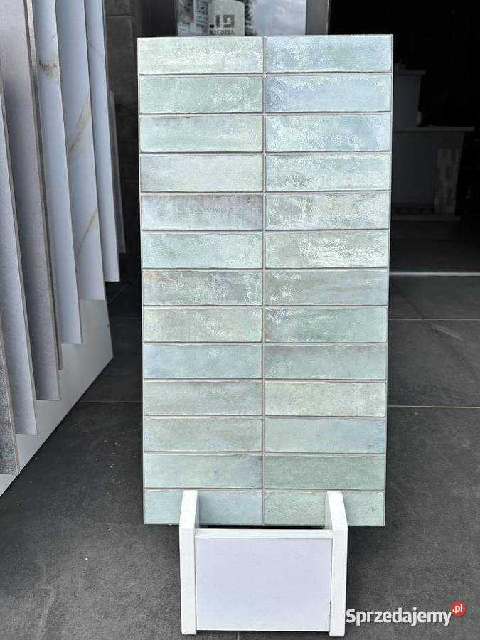 Płytka Deco Artis Salvia Cegiełka Błyszcząca Opoczno