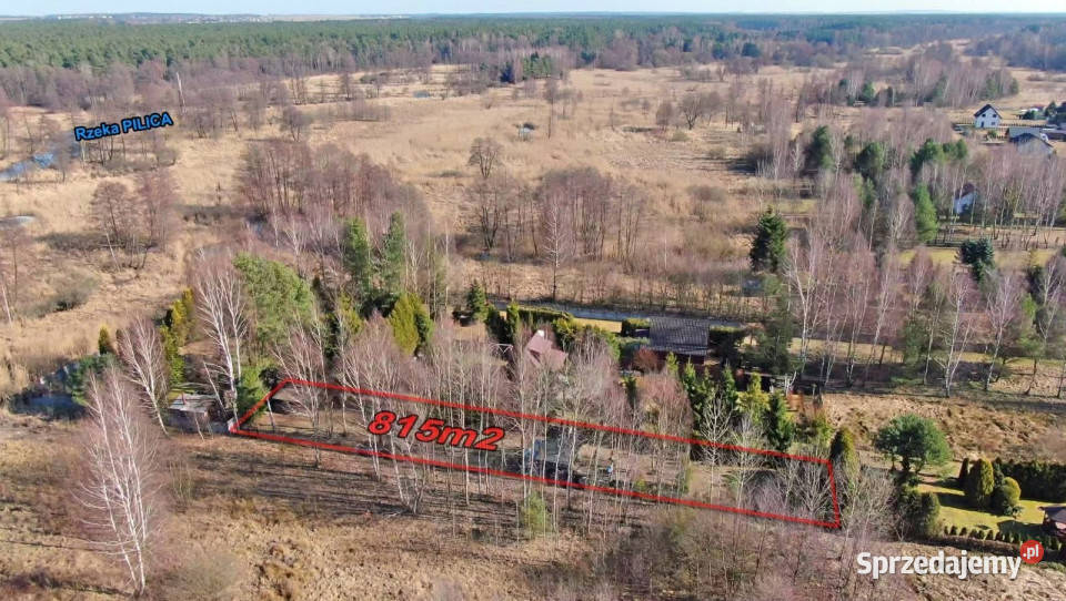 Działka rekreacyjna 815 m Szyszki lasu
