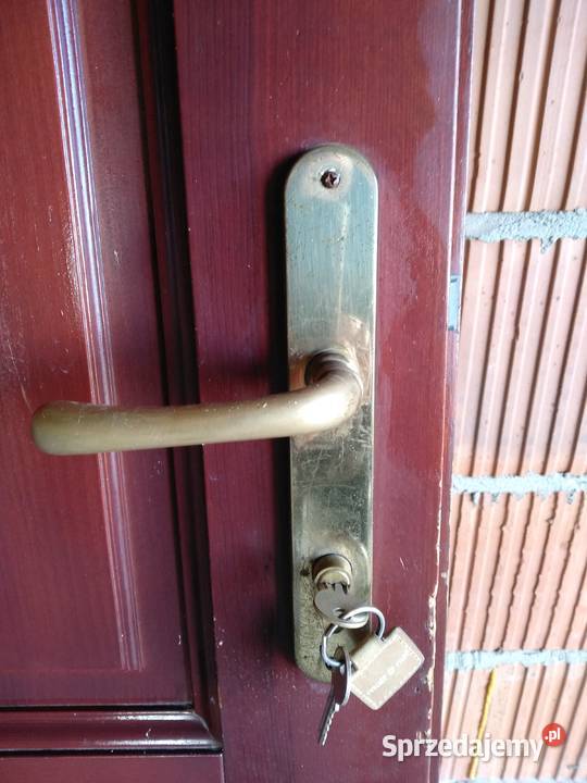 Drzwi zewnetrzne drewniane techniczne tymczasowe Drzwi zewnętrzne Starcza