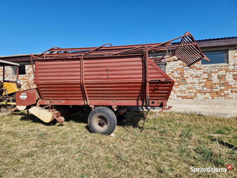 Przyczepa samozbierająca garażowana