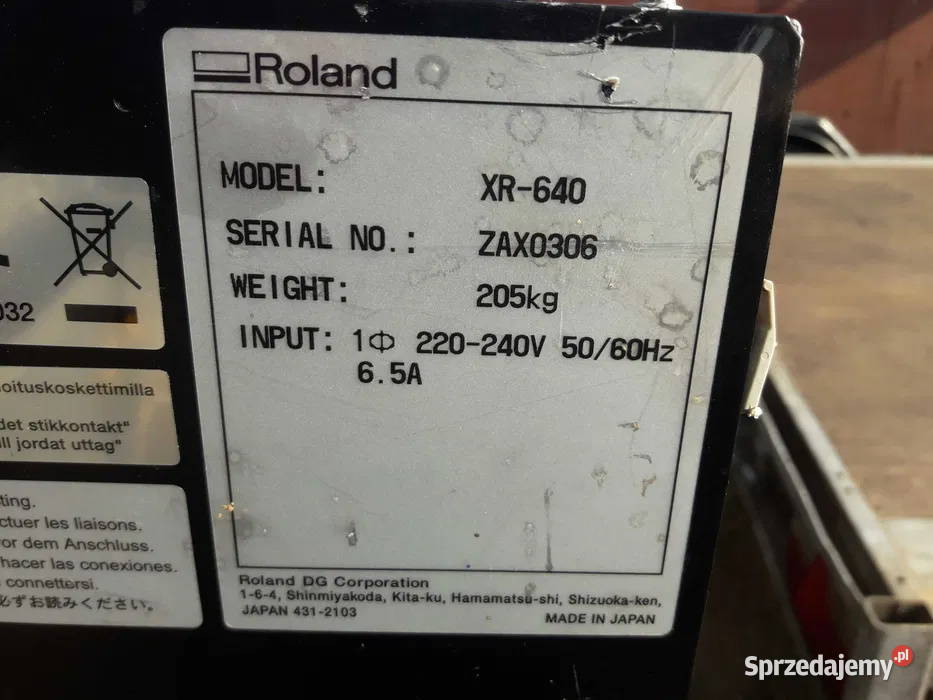 Roland Lec540 i Roland Xr640 drukarka z ploterem Tarnów