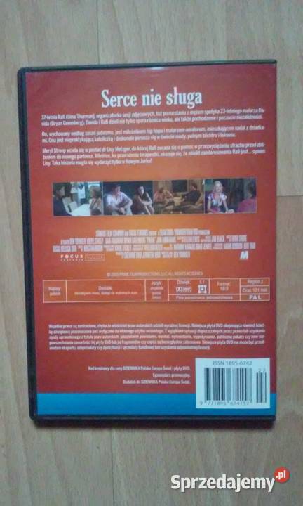 Serce nie sługa DVD 1 płyta zachodniopomorskie Szczecin