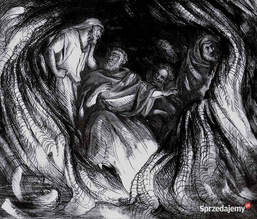5 prace tworzących cykl ptMitologia Słowian w Sztuka współczesna Toruń sprzedam