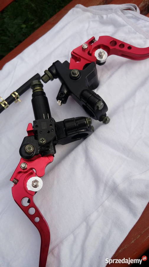 Klamki motocyklowe pompa hamulca nowe sportowe Józefów