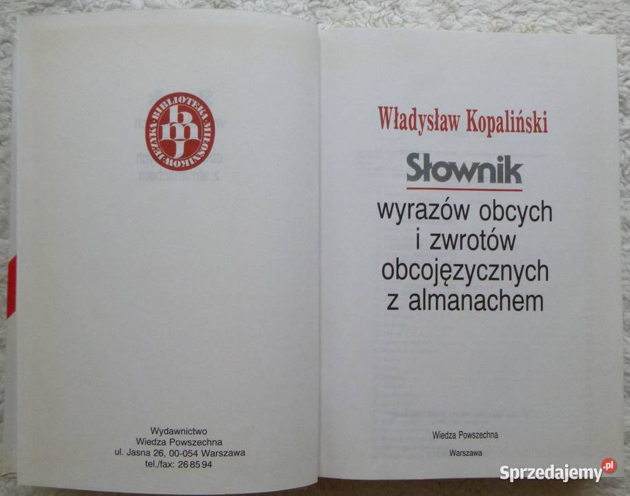 Słownik wyrazów obcych i zwrotów obcojęzycznych