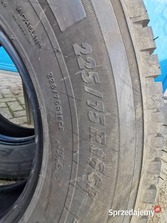 4 x opony Michelin Agilis Camping 22575r16CP Łask