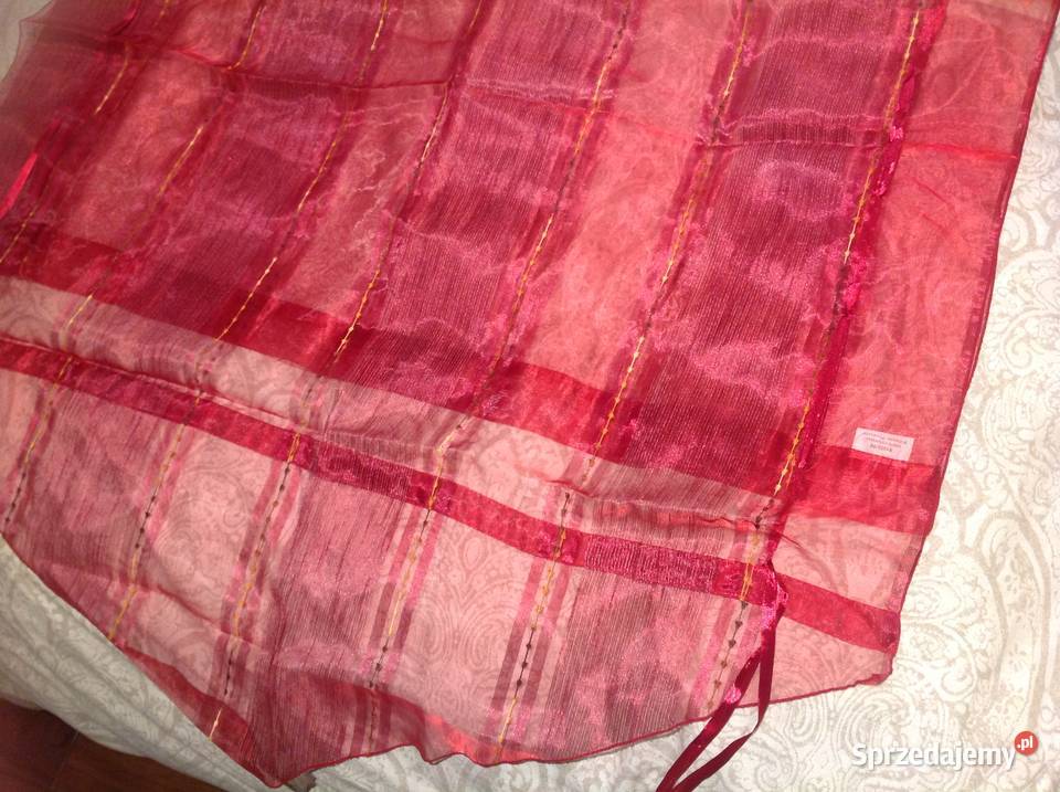Firanka Rzymska Czerwona Nowa Sól sprzedam