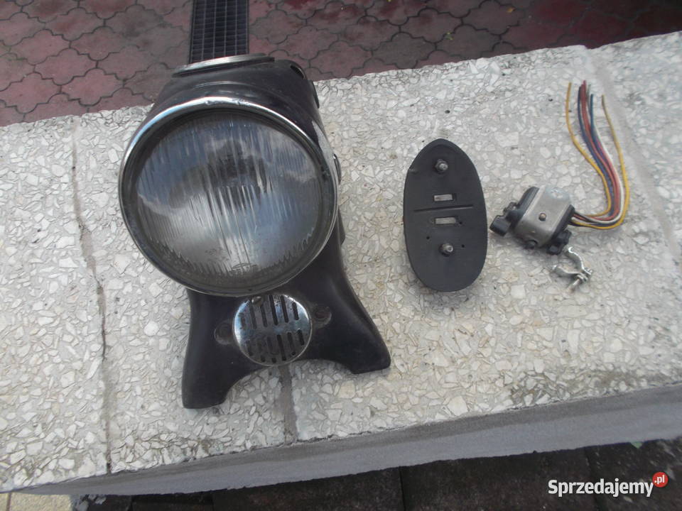 komar export lampa przednia tylna przełącznik Ziębice