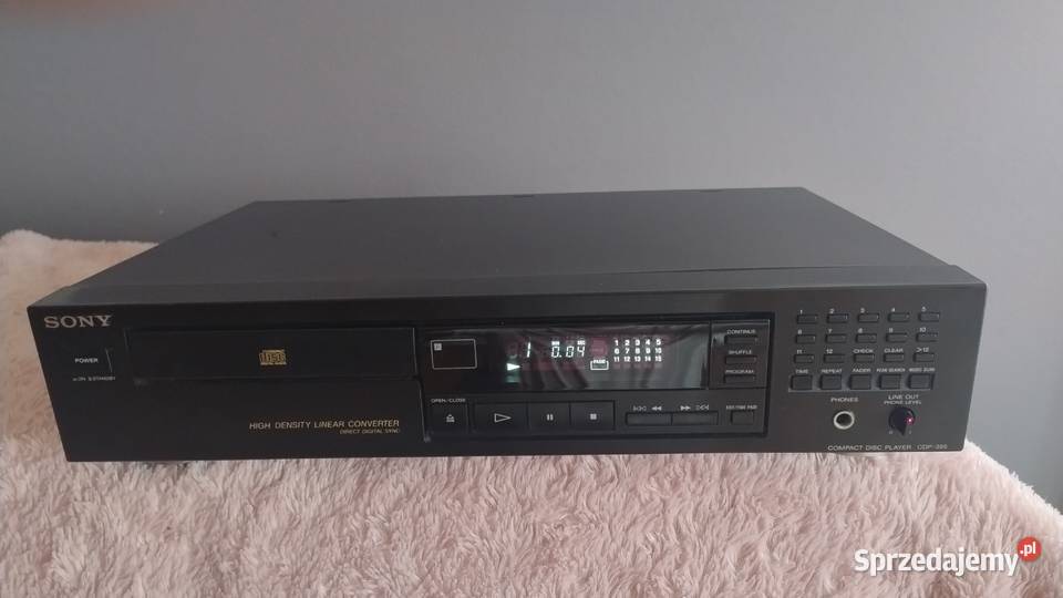 Odtwarzacz CD Sony cdp 395 Elektronika Trzebuska sprzedam