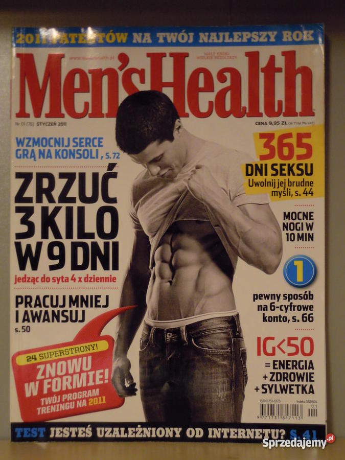 Mens Health archiwalne numery Czasopisma Łódź